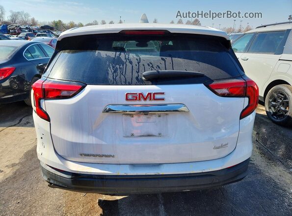 3GKALMEV6KL101710 2019 GMC TERRAIN Белый Вид сзади