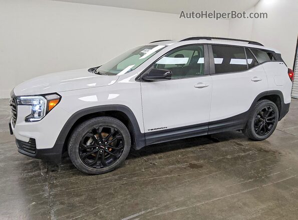 3GKALMEV6NL305394 2022 GMC TERRAIN White Front left