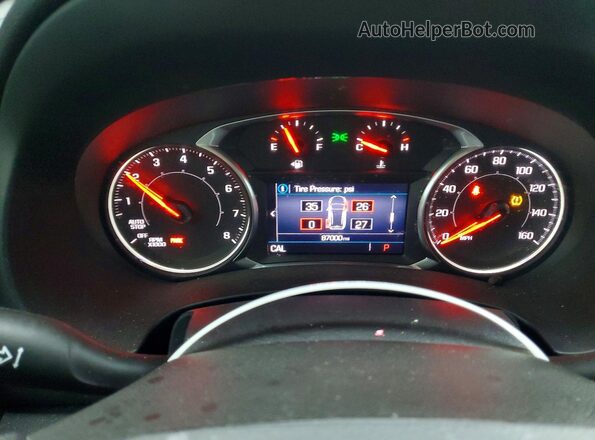 3GKALMEV7KL400221 2019 GMC TERRAIN Серый Вид щитка приборов