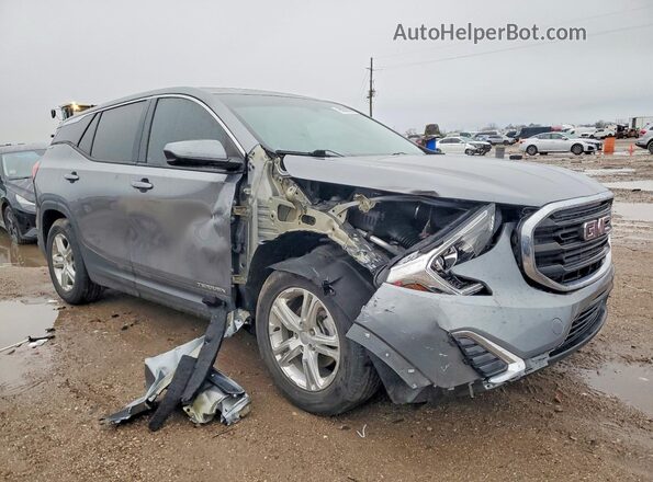 3GKALMEV7KL400221 2019 GMC TERRAIN Серый Передняя правая четверть