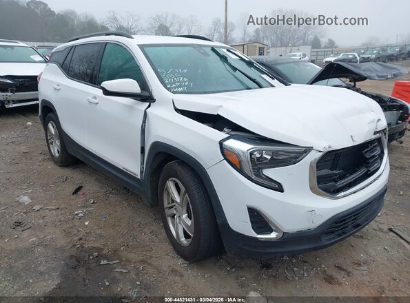 3GKALMEV7LL306373 2020 GMC TERRAIN White Delantero derecho