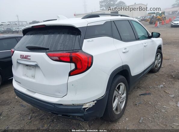 3GKALMEV7LL306373 2020 GMC TERRAIN White Trasero derecho