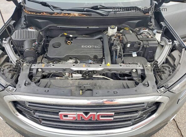 3GKALMEV7ML345367 2021 GMC TERRAIN Серый Вид подкапотного пространства
