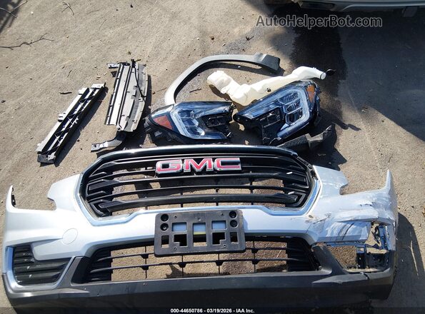 3GKALMEV7NL107522 2022 GMC TERRAIN Silver Widok zestawu wskaźników