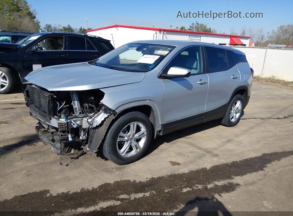 3GKALMEV7NL107522 2022 GMC TERRAIN Silver Przód lewy