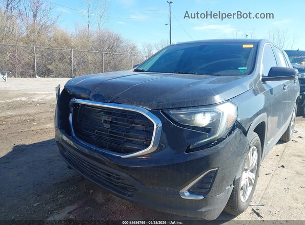 3GKALMEV8JL402669 2018 GMC TERRAIN Черный Вид спереди