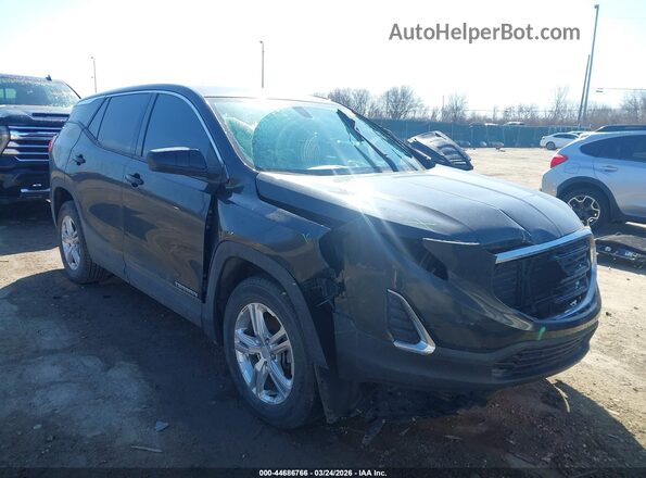 3GKALMEV8JL402669 2018 GMC TERRAIN Черный Передняя правая четверть