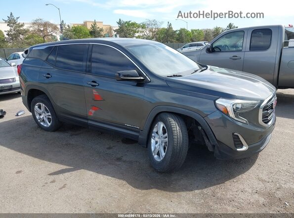3GKALMEV9LL247844 2020 GMC TERRAIN Gray Передня права чверть
