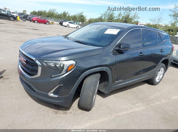 3GKALMEV9LL247844 2020 GMC TERRAIN Gray Передня ліва чверть