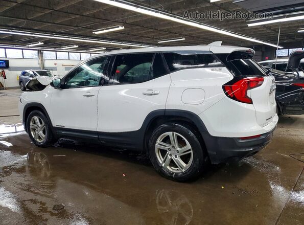 3GKALMEX3JL129626 2018 GMC TERRAIN Белый Задняя левая четверть