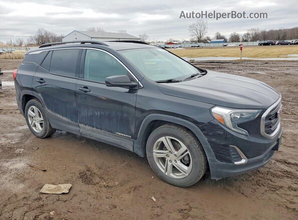 3GKALMEX4JL135709 2018 GMC TERRAIN Черный Передняя правая четверть