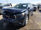 2018 Gmc Terrain Sle Синий vin: 3GKALMEX7JL233715