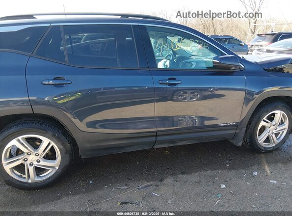 3GKALMEX7JL233715 2018 GMC TERRAIN Синий Вид щитка приборов