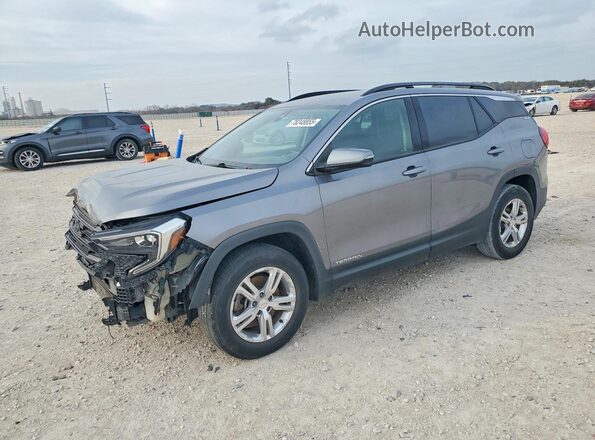 3GKALMEX9KL171798 2019 GMC TERRAIN Серый Передняя левая четверть
