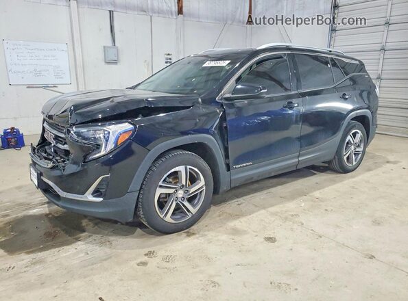 3GKALPEV0KL337898 2019 GMC TERRAIN Black Vista tres cuartos delantera izquierda
