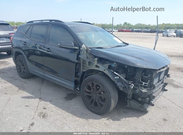 3GKALPEV1ML325858 2021 GMC TERRAIN Черный Передняя правая четверть