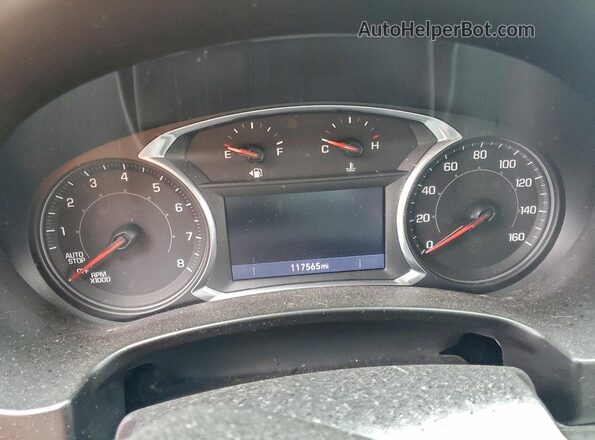 3GKALPEV2KL172324 2019 GMC TERRAIN Black Widok zestawu wskaźników