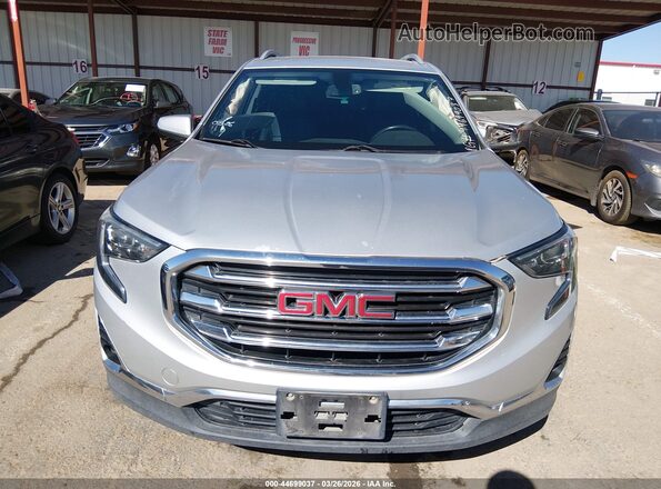 3GKALPEV2KL368716 2019 GMC TERRAIN Серебряный Вид щитка приборов