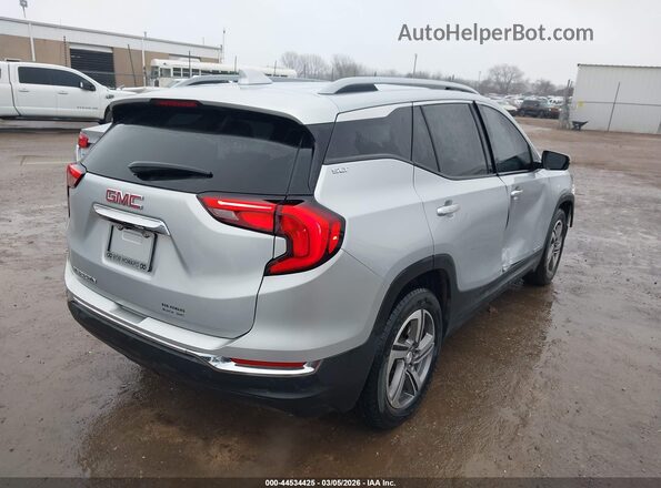 3GKALPEV6ML358077 2021 GMC TERRAIN Серебряный Задняя правая четверть