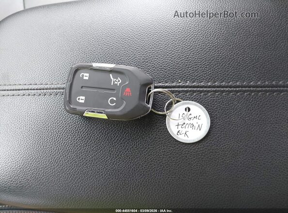 3GKALPEV7KL158936 2019 GMC TERRAIN Black Dashboard view