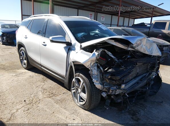 3GKALPEV7LL128191 2020 GMC TERRAIN Silver Delantero derecho