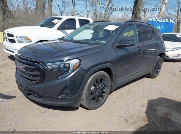 3GKALPEV8LL113232 2020 GMC TERRAIN Gray Vista tres cuartos delantera izquierda