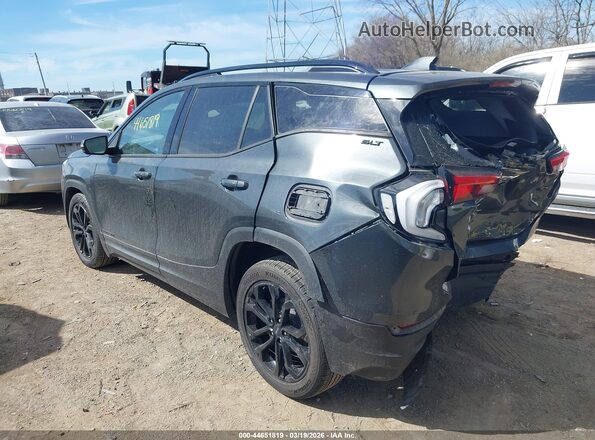 3GKALPEV8LL113232 2020 GMC TERRAIN Gray Trasero izquierdo