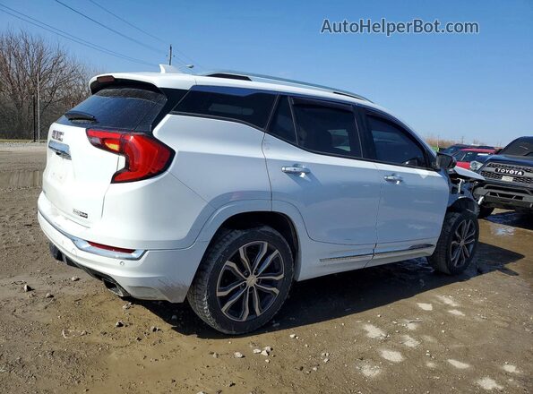 3GKALSEX6JL232138 2018 GMC TERRAIN Белый Задняя правая четверть
