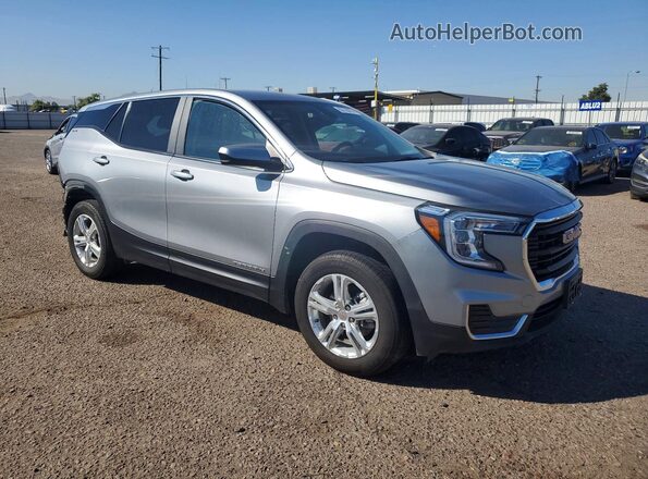 3GKALTEG6RL287660 2024 GMC TERRAIN Серебряный Передняя правая четверть