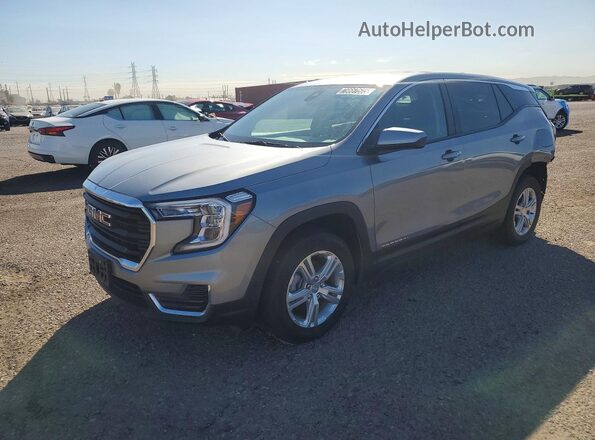 3GKALTEG6RL287660 2024 GMC TERRAIN Серебряный Передняя левая четверть