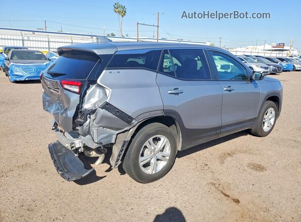 3GKALTEG6RL287660 2024 GMC TERRAIN Серебряный Задняя правая четверть