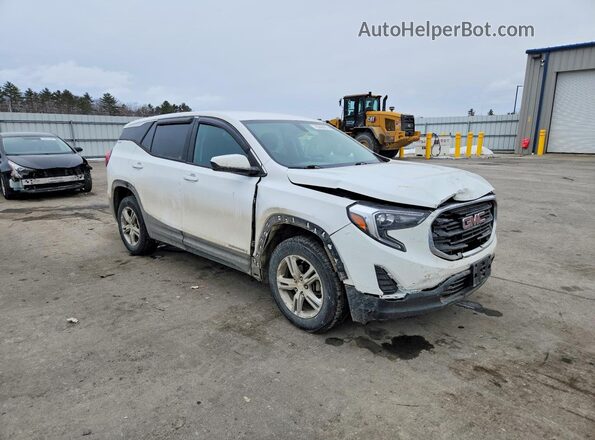 3GKALTEV0JL159871 2018 GMC TERRAIN White Przód prawy