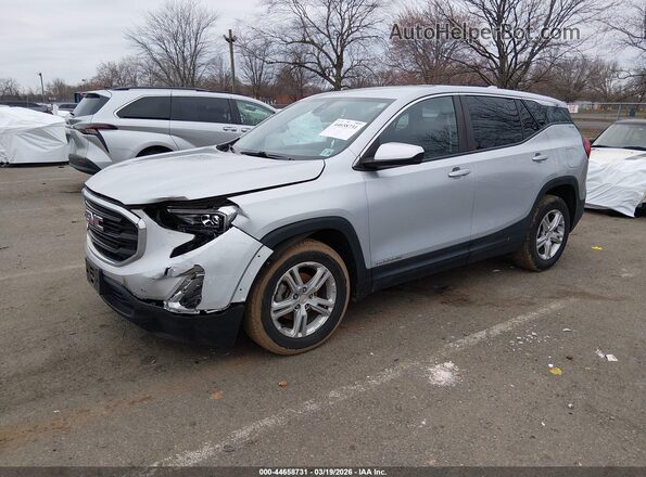 3GKALTEV0ML385610 2021 GMC TERRAIN Серый Передняя левая четверть