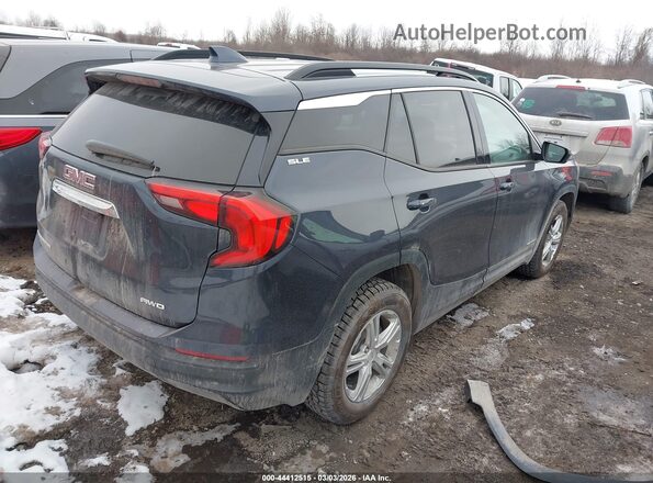 3GKALTEV2KL221532 2019 GMC TERRAIN Синий Задняя правая четверть