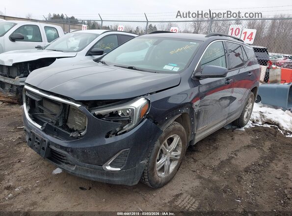 3GKALTEV2KL221532 2019 GMC TERRAIN Синий Передняя левая четверть