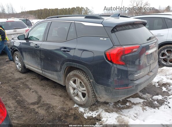 3GKALTEV2KL221532 2019 GMC TERRAIN Синий Задняя левая четверть