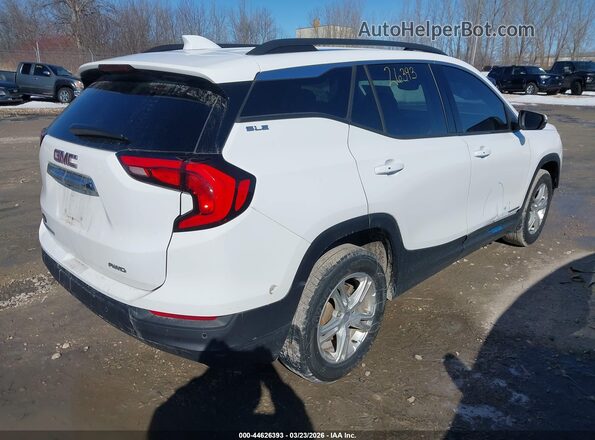 3GKALTEV2LL207504 2020 GMC TERRAIN Белый Задняя правая четверть