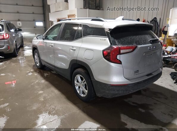 3GKALTEV2NL178024 2022 GMC TERRAIN Silver Trasero izquierdo