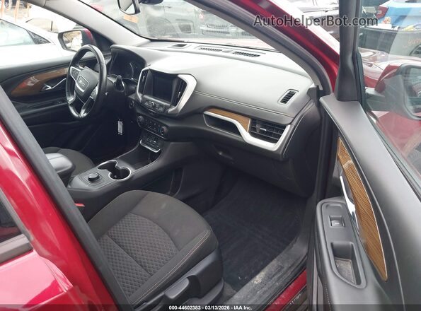 3GKALTEV8LL153383 2020 GMC TERRAIN Красный Вид салона спереди