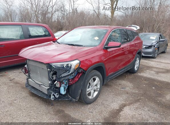 3GKALTEV8LL153383 2020 GMC TERRAIN Красный Передняя левая четверть