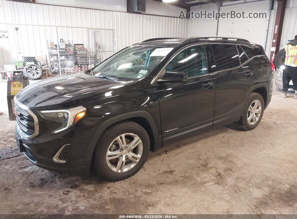 3GKALTEVXLL132647 2020 GMC TERRAIN Черный Передняя левая четверть