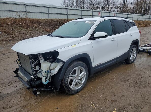 3GKALTEX0JL264279 2018 GMC TERRAIN White Przód lewy