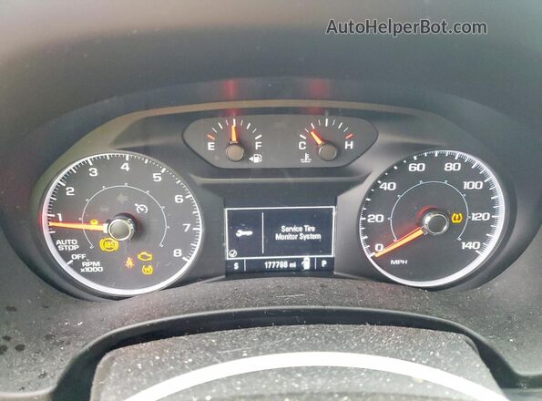 3GKALTEX0JL264279 2018 GMC TERRAIN White Widok zestawu wskaźników