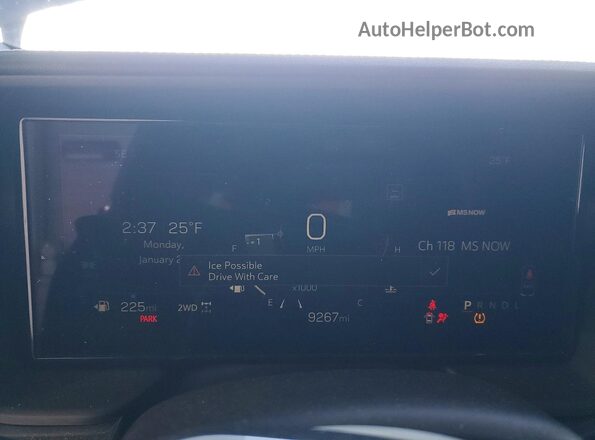 3GKALUEG2SL187339 2025 GMC TERRAIN Синий Вид щитка приборов