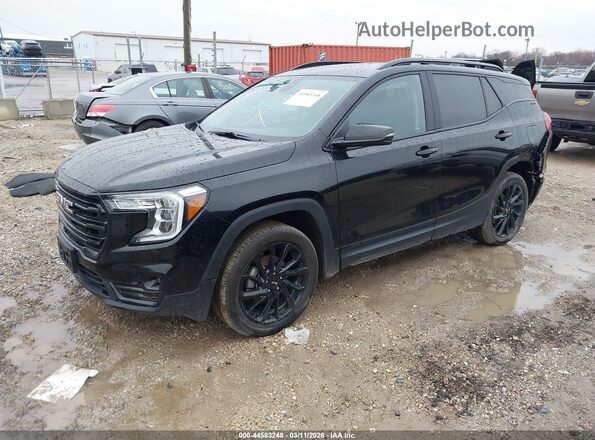 3GKALVEG6RL402446 2024 GMC TERRAIN Черный Передняя левая четверть