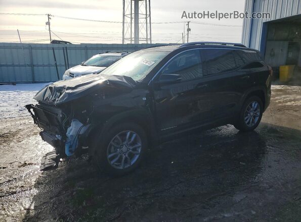 3GKALVEG7PL265031 2023 GMC TERRAIN Черный Передняя левая четверть
