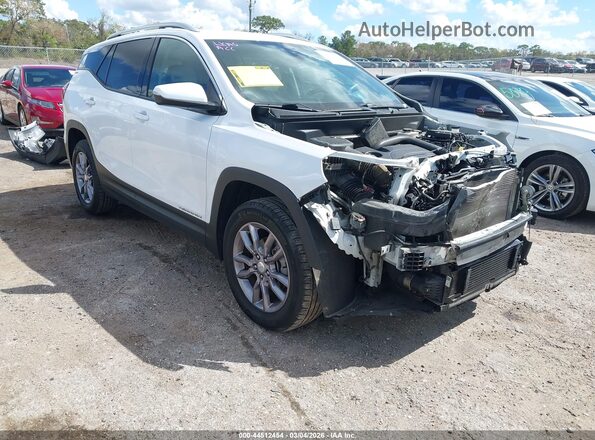 3GKALVEG9PL137423 2023 GMC TERRAIN Белый Передняя правая четверть