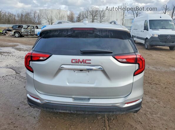 3GKALVEV2LL252681 2020 GMC TERRAIN Silver Вид ззаду