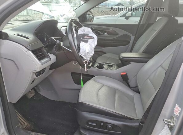 3GKALVEV2LL252681 2020 GMC TERRAIN Silver Вид салону спереду