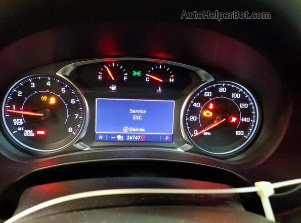 3GKALVEV2NL272643 2022 GMC TERRAIN Silver Widok zestawu wskaźników